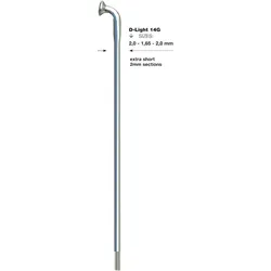 DD-SPEICHEN 2X1,65X274 SCHWARZ D-LIGHT