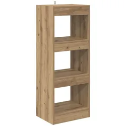 vidaXL Bücherregal Eiche handwerklich 40 x 30 x 103 cm Holzwerkstoff