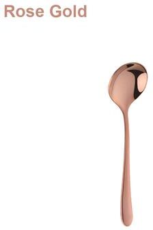 The Handy Homestead Beautiful Gold And Blue Stainless Steel Teaspoons Perfect For Christmas Dinnerware Rose Gold S 10.7cm