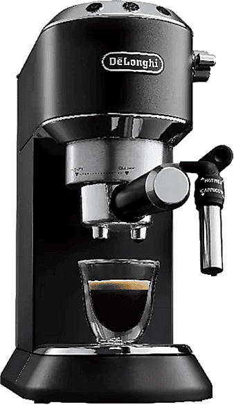 DE LONGHI REACONDICIONADO Seminuevo Muy bueno Cafetera express - De'Longhi Dedica EC685.BK, Thermoblock, Espresso manual, Función 2 tazas, 1300 W, 15 bar, Negro