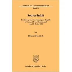 Souveränität., Fachbücher von Helmut Quaritsch