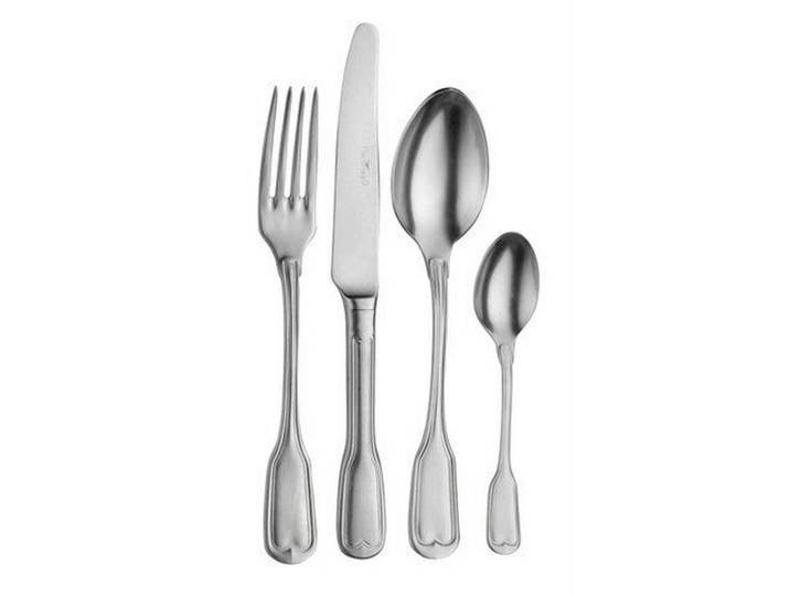Pintinox Besteckset Vittoriale Stone Washed, Edelstahl, Metall, 24-teilig, 7x5.3x25.5 cm, ISO 9001, lebensmittelecht, rostfrei, Essen & Trinken, Besteck, Besteck-Sets