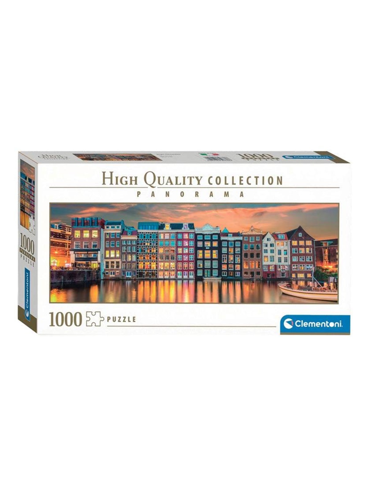 Clementoni Panorama-Puzzle HQC Bright Amsterdam, 1000-teilig 2D Puzzles
