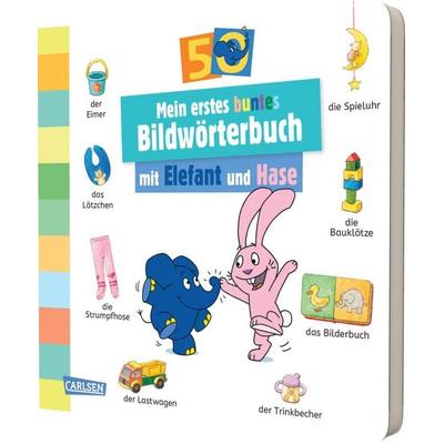 Mein erstes buntes Bildwörterbuch mit Elefant und Hase, Gebundene Ausgabe von , Carlsen, 978-3-551-25446-7