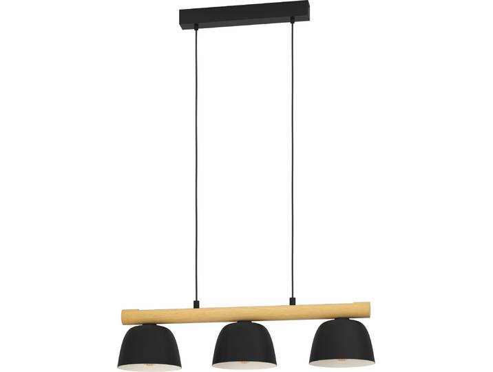 Hängeleuchte 3xE27 schwarz EGLO Sherburn