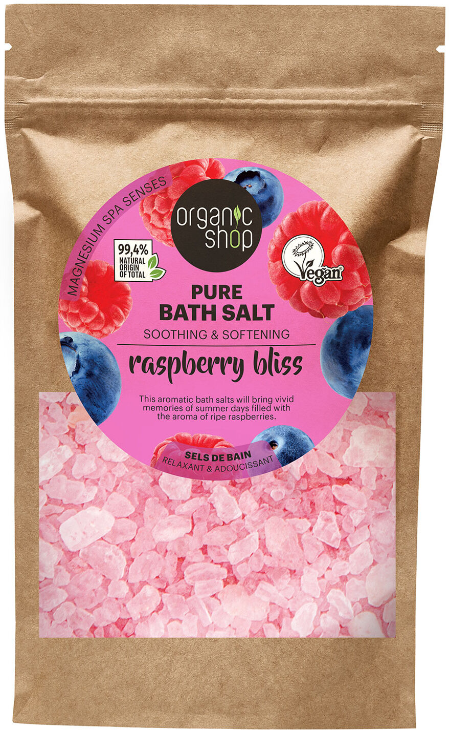 ORGANIC SHOP Raspberry Bliss Pure Bath Salt 500g