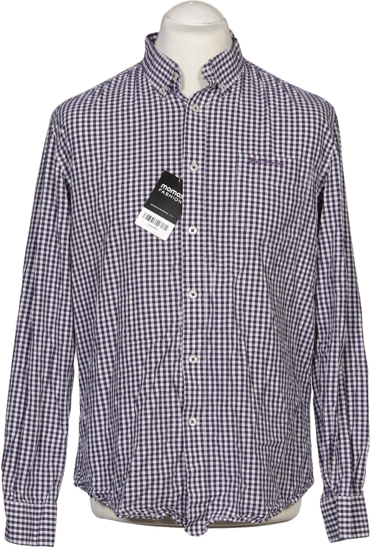 Ben Sherman Herren Hemd, Mehrfarbig, Gr. L, Baumwolle - Second Hand