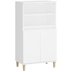 vidaXL Highboard Weiß 60x36x110 cm Holzwerkstoff