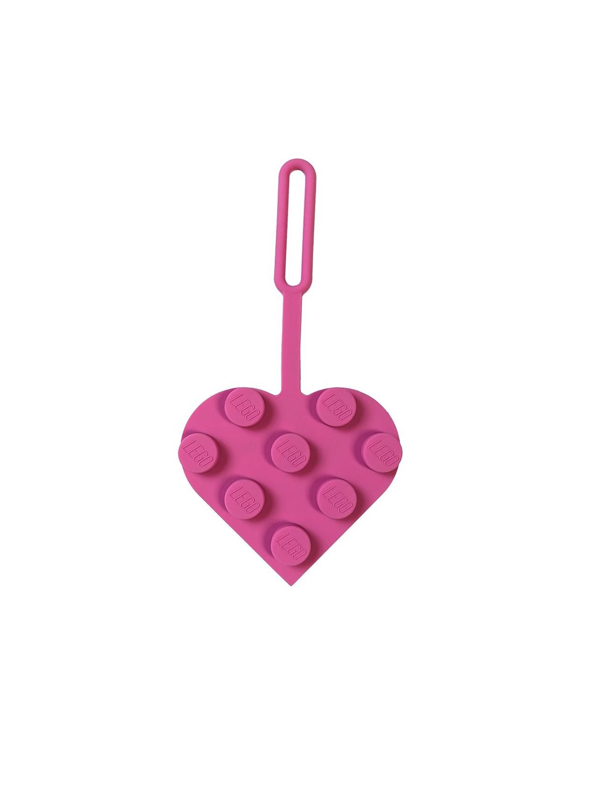 LEGO ICONIC Luggage tag Brick Heart Pink