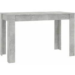 Décoshop26 - Moderner Design-Esstisch 120 x 60 x 76 cm graues Holzwerkstoff DEC036865