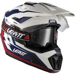 Leatt Adventure 7.5 V26 Royal, Endurohelm - Weiß/Blau/Rot - XL