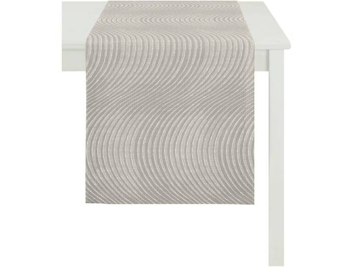 Tischläufer APELT 2913 Loft Style , beige, B:48cm L:140cm, Polyester, Viskose, Tischdecken, Tischläufer