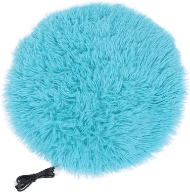 Inspire Curations WarmNest USB Heated Pet Bed Pad blue