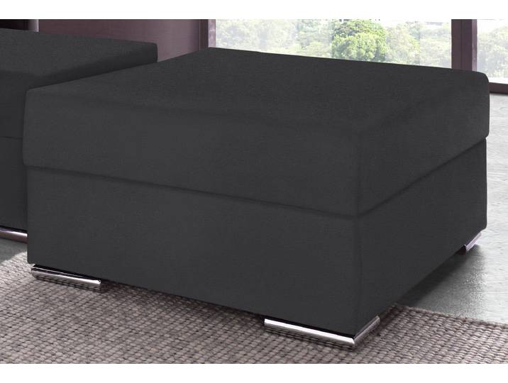 Hocker, Kunstleder SOFTLUX®, Anthrazit, 100×40×70 cm, Frei Im Raum Stellbar, COLLECTION AB