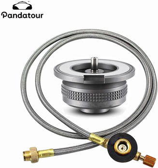 Inspire Daily Merch Outdoor Camping Stove Butane Gas Adapter & Converter Hose Effortless Outdoor Cooking Accessory b