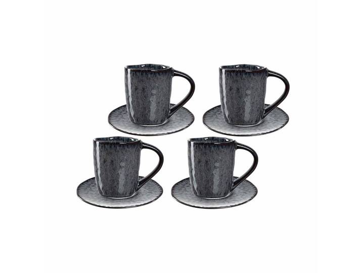 Leonardo Living Espressotassen Matera Anthrazit 8-tlg., Keramik, Geschirr, Tassen, Espressotassen