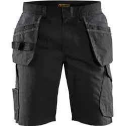 Service Shorts mit Nageltaschen "1494" - C54 - schwarz/dunkelgrau