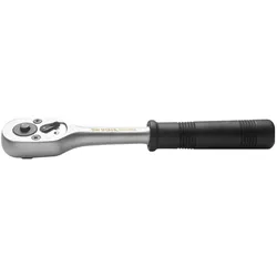 SW-Stahl, Ratsche, 05700SB Umschaltknarre 1/4 Zoll I Ratsche mit 36 Zähnen I Druckknopfauslösung I Chrom-Vanad (1/4")