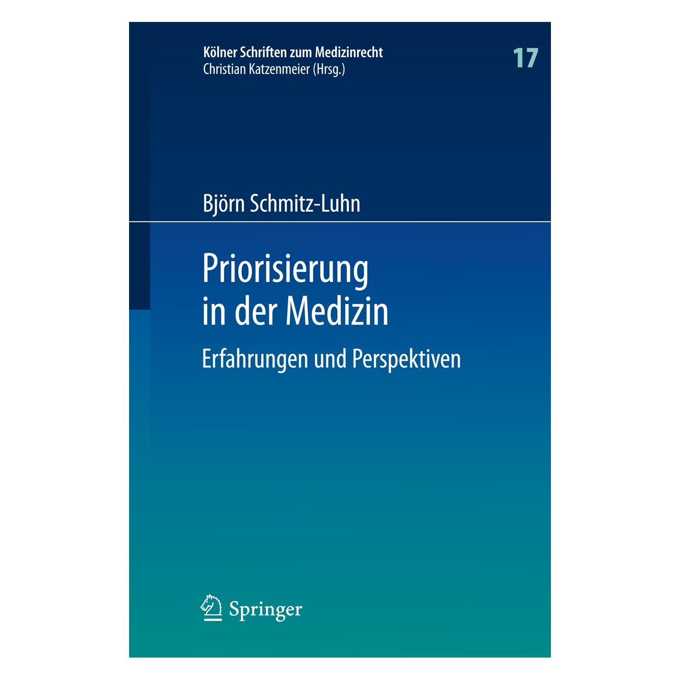 Springer Priorisierung in der Medizin (9783662450765)