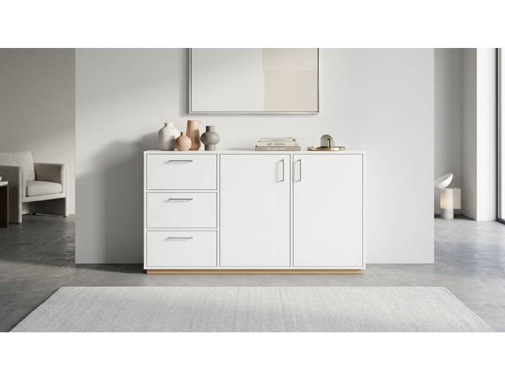 Modèle de buffet moderne sur mesure MDF mélaminé MDF Blanc mat