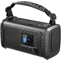 Sandberg Survivor DABradio ALLin1 20000 (FM, Bluetooth), Radio, Schwarz