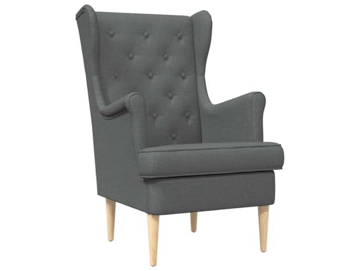 Makastle Sessel Dunkelgrau Stoff