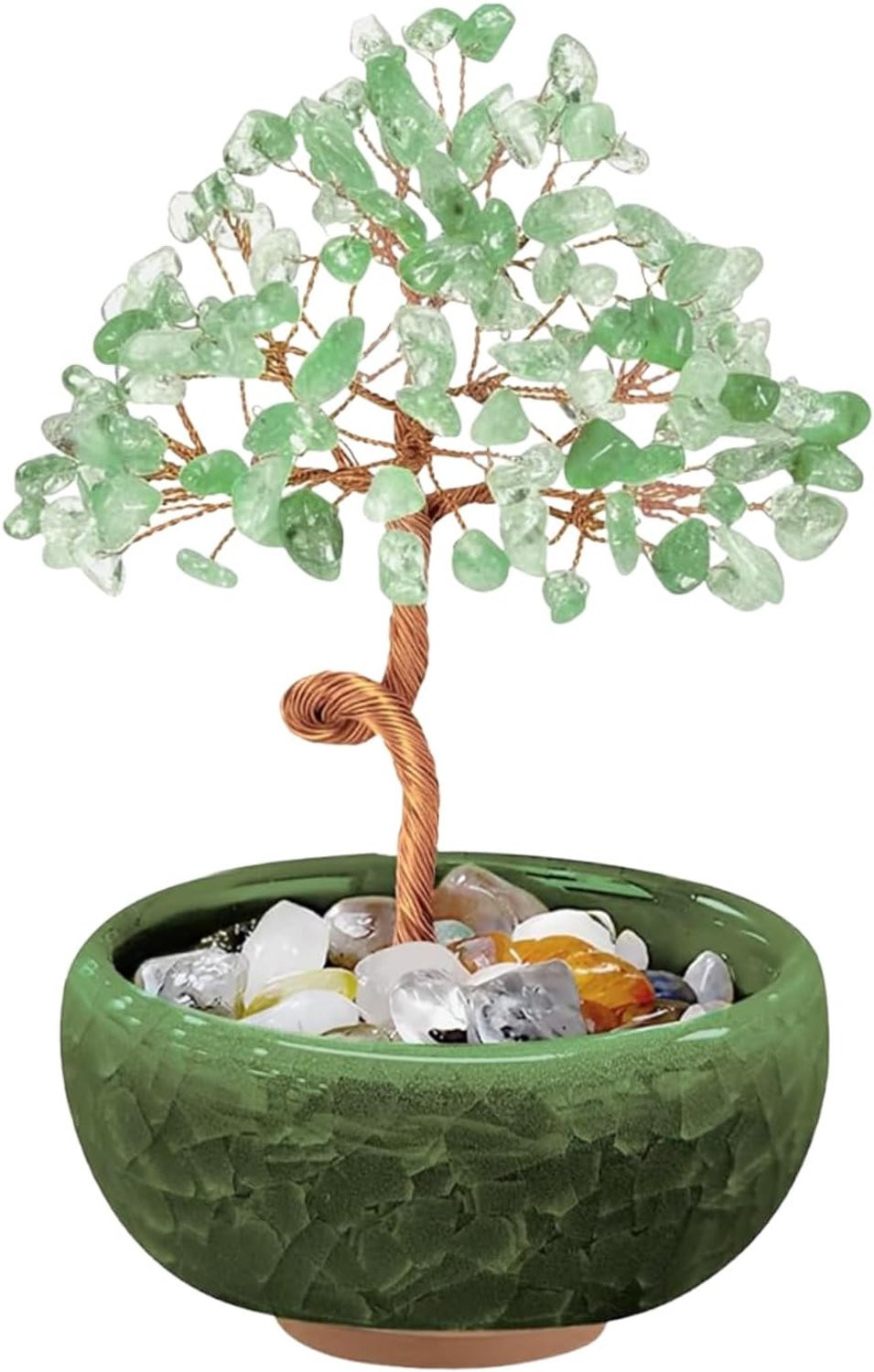 Kristallenboom Groene Aventurijn voor geluk en positieve energie - ShopVlot