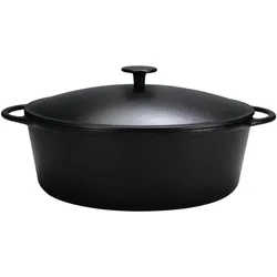 Krüger Rustika, Pfanne + Kochtopf, Schwarz