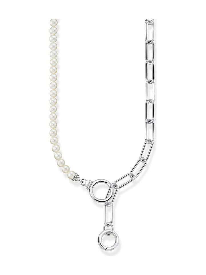 Thomas Sabo Silber-Halskette mit Perlen - (L)47 cm - onesize