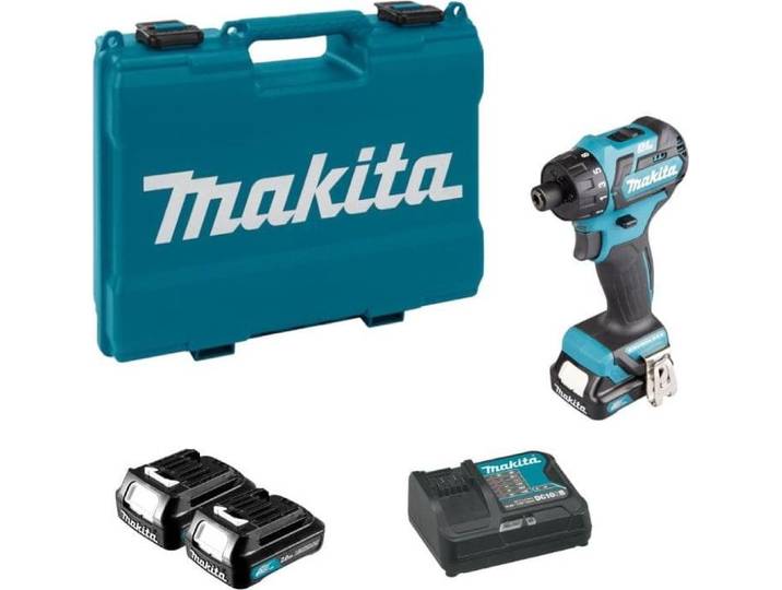 Perceuse-visseuse 12V Li-ion (2x 2\,0Ah) en coffret - MAKITA DF032DSAE