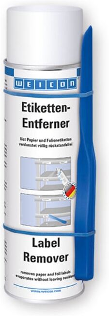 WEICON Etikettenentferner, zum Lösen jeglicher Art von Etiketten, 500 ml, farblos, transparent (11206500)
