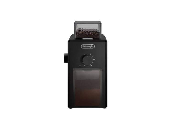 DeLonghi KG79 Elektrische Kaffeemühle mit Scheibenmahlwerk - Schwarz