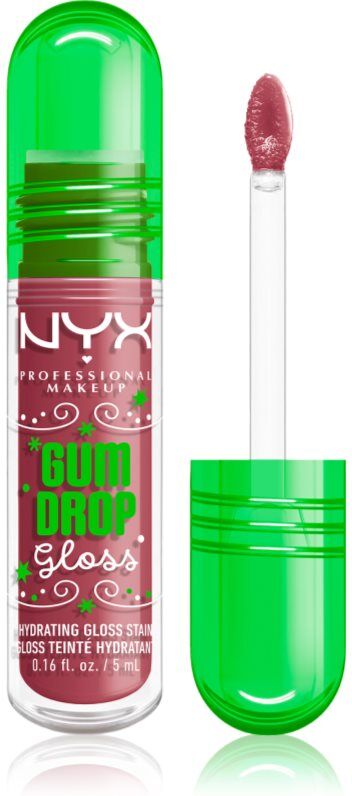 NYX Professional Makeup Gingerbaddie Land Gum Drop lip gloss shade 02 Bubblegum Burst 1 pc
