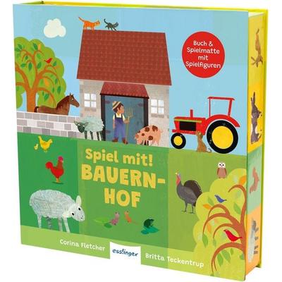 Spiel mit! Bauernhof, Gebundene Ausgabe von Corina Fletcher, Esslinger in der Thienemann-Esslinger Verlag GmbH, 978-3-480-24107-1