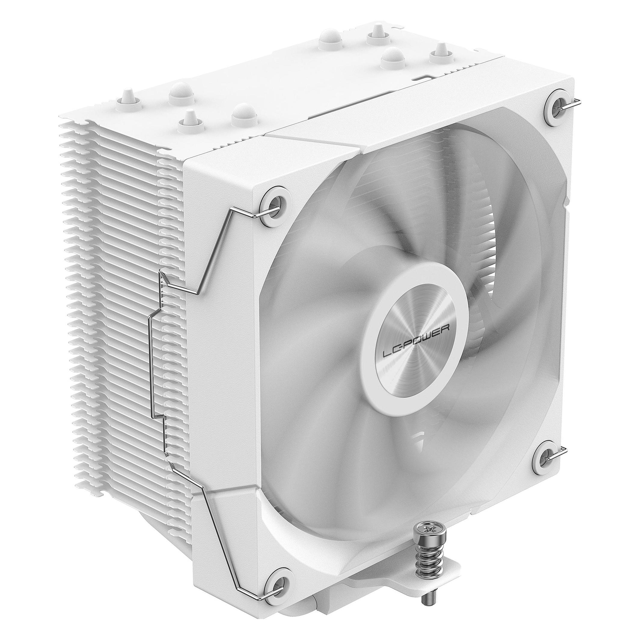 LC-Power LC POWER CPU-Kühler LC-CC-120-W4 Weiss, Kühlungstyp (153 mm) (LC-CC-120-W4)