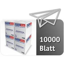OFFICE Partner Premium Kopierpapier, weiß - DIN A4 80g/m2 - 10.000