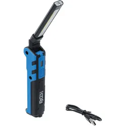 BGS 85334 Akku Knicklampe mit COB-LED Taschenlampe 5 Watt