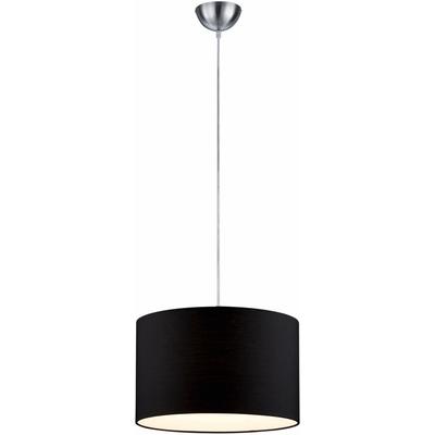 TRIO LEUCHTEN Pendelleuchte "Hotel", schwarz, 1, Ø 40cm H: 25cm, 1 Stk., Leuchten, Hängeleuchte, Hängelampe, Leuchtmittel tauschbar, Pendelleuchte