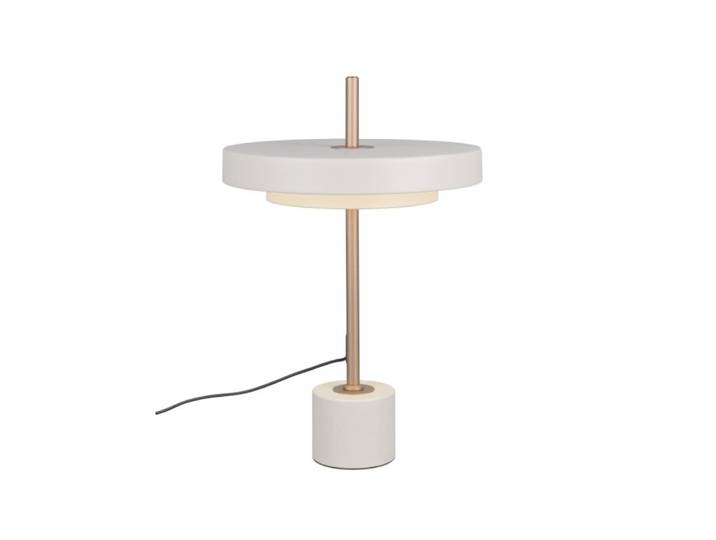 Lampe design en métal gris