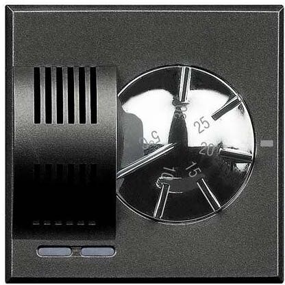 BTicino Axolute - Termostato Condizionamento Riscaldamento 230v Antracite Hs4441