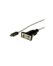 ROLINE Konverterkabel USB C-RS232 DB9 1.8m Digital/Daten 1,8 m (12.02.1164)