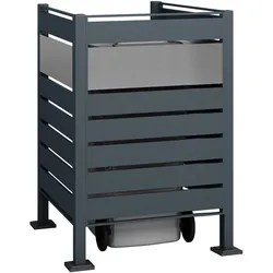 Westmann Metall Mülltonnenverkleidung Planum 120cm  - versch. Ausführungen