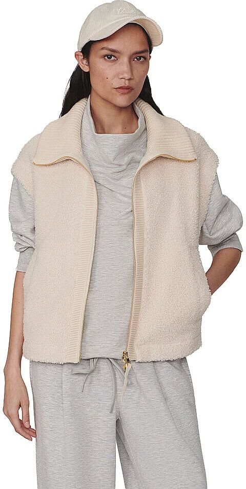 VARLEY Gilet in Felloptik DOMINIC creme   M M