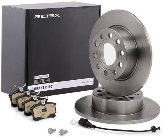 RIDEX 3405B0344 Brake discs and pads set