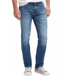 Mustang Oregon Taperd Jeans in Scratched Used-W29 / L30