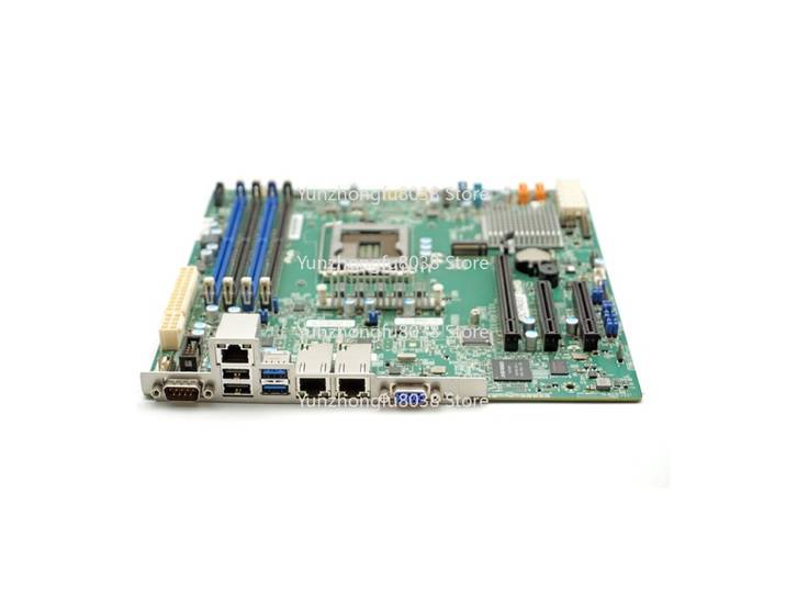 Carte mère IPMI pour serveur Supermicro X11SSH-F, carte mère NAS simple X11SSH-F, puce C236, double interface réseau
