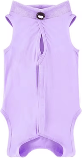 Inspire Curations ComfortCare Cat Recovery Suit Soft Anti Licking Post Surgery Recovery Jumpsuit purple m