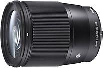 Sigma C 16 mm F1.4 DC DN 67 mm Filtergewinde (Sony E-mount Anschluss) schwarz