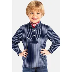 Fischerhemd Original breit gestreift Kinder