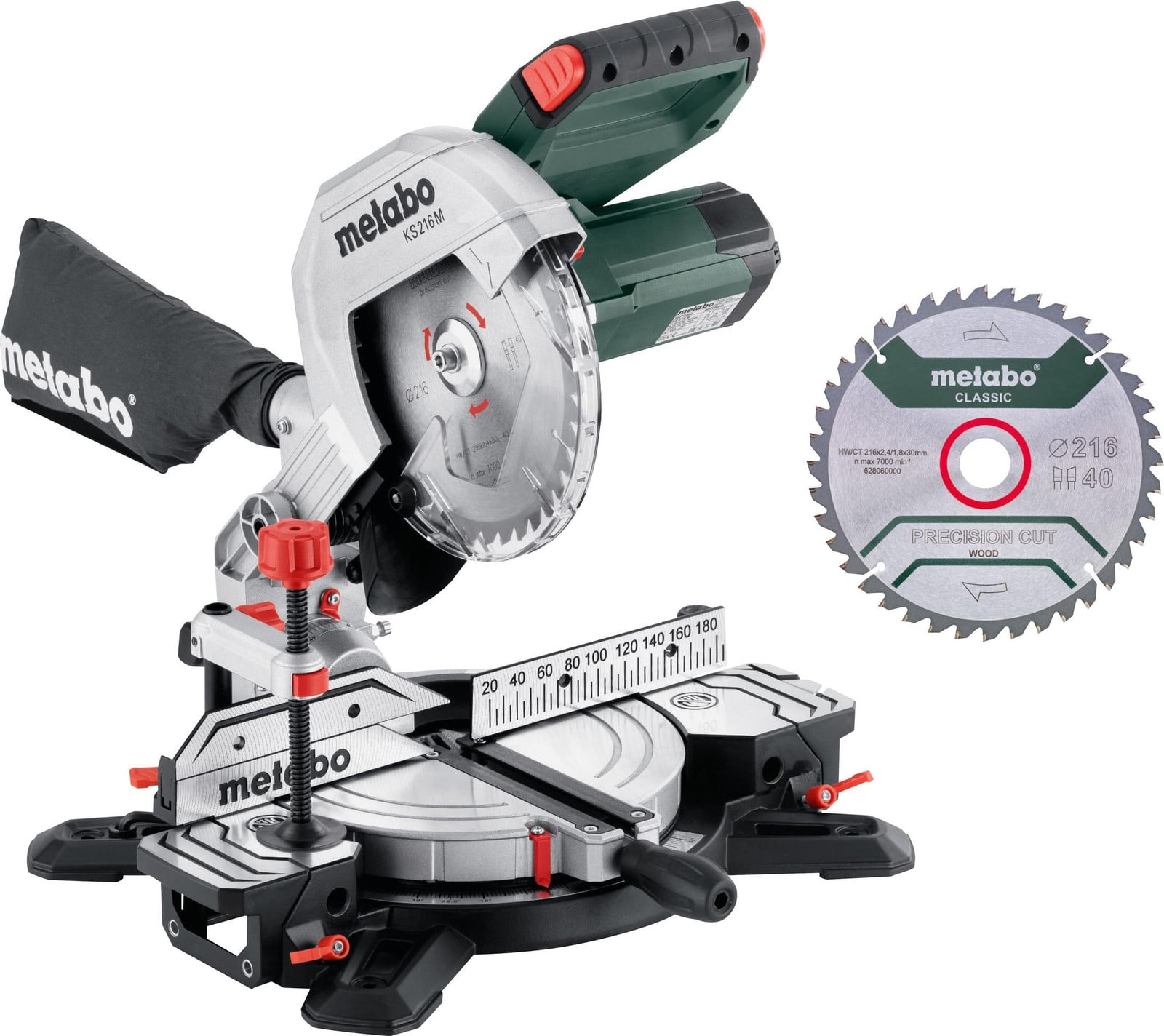 Metabo set KS 216 M met zaagblad